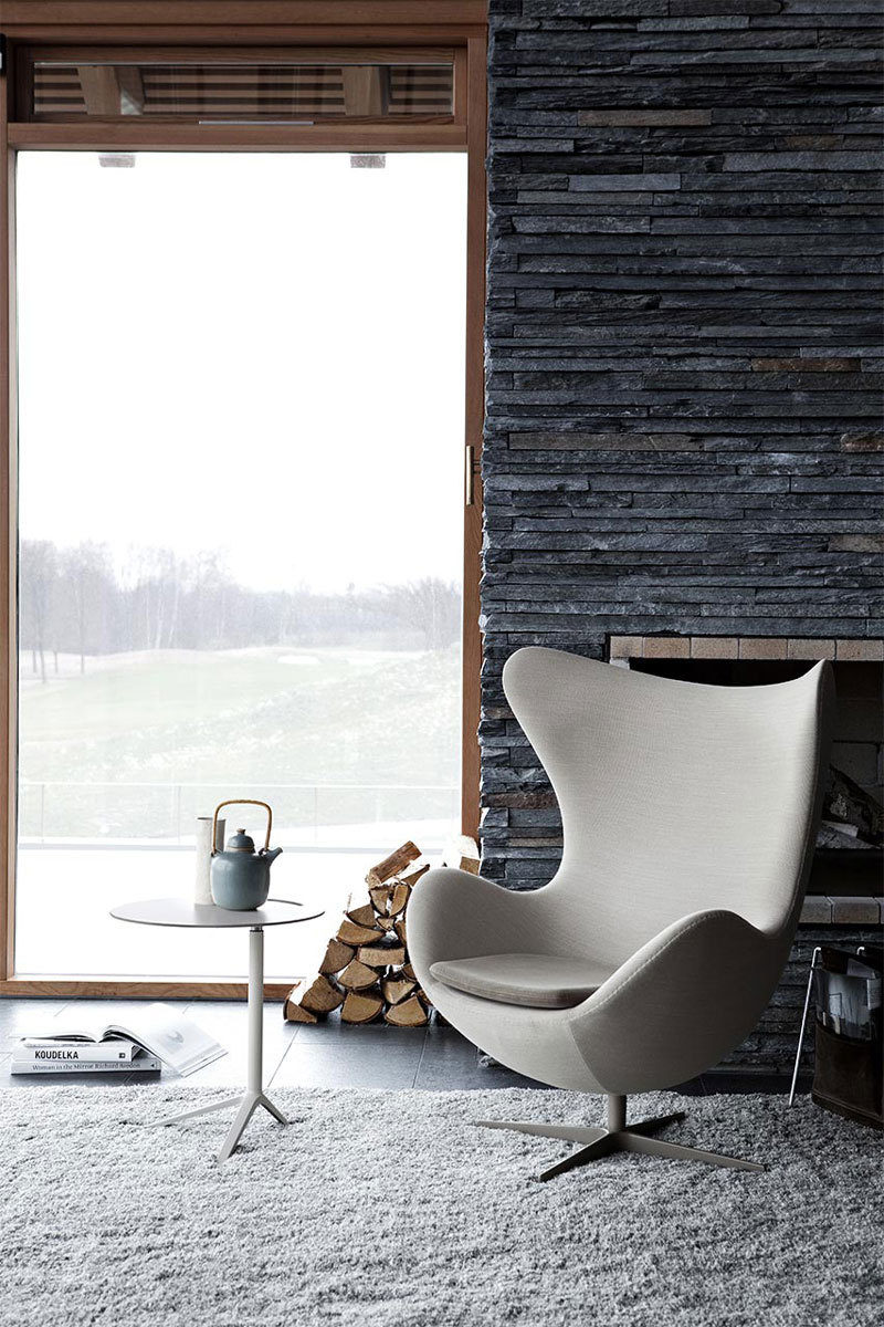 rustic leather armchair