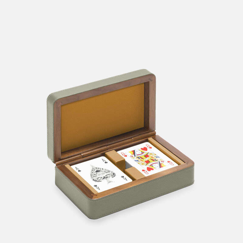 Games Collection - Wooden Cards Box