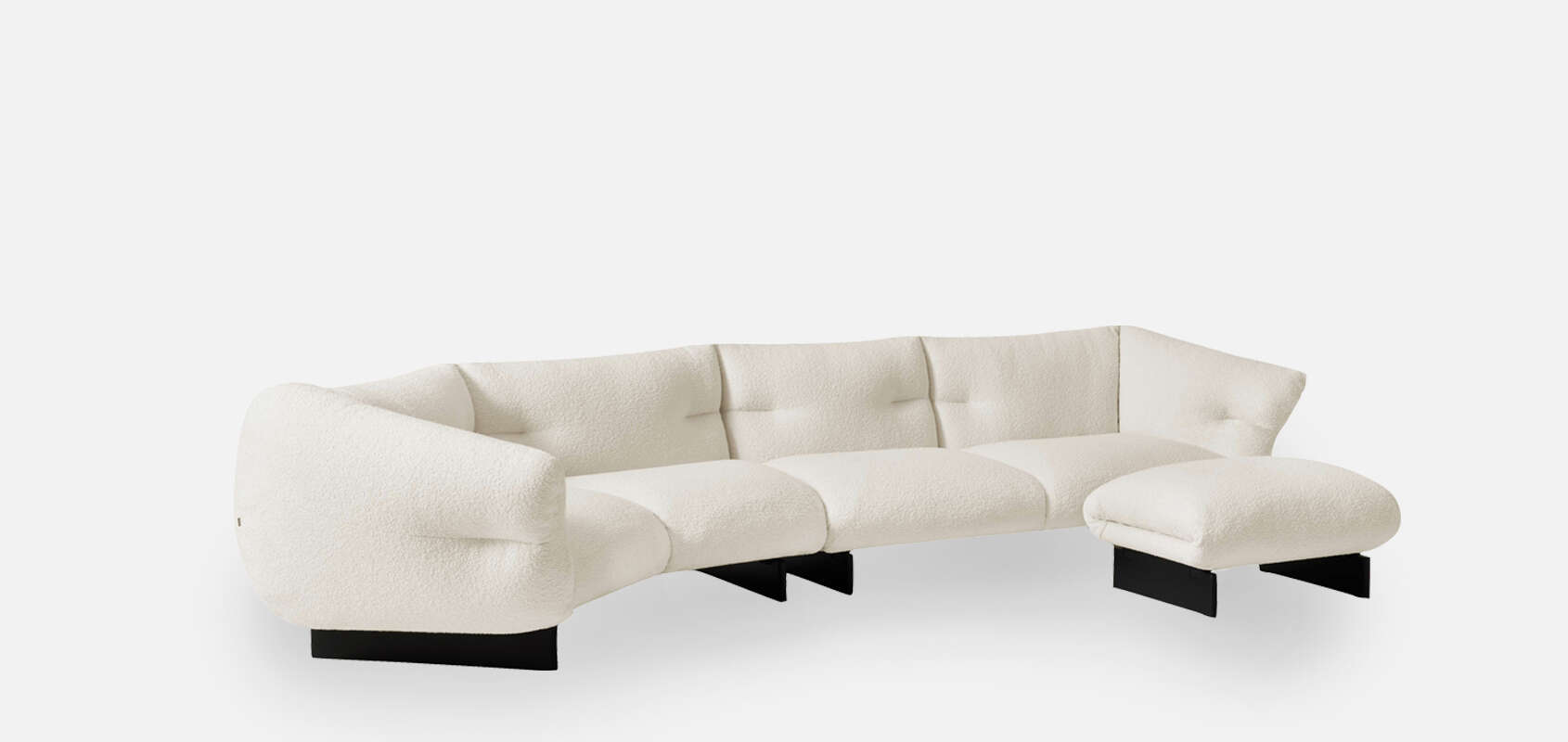 Moncloud Curved Sofa